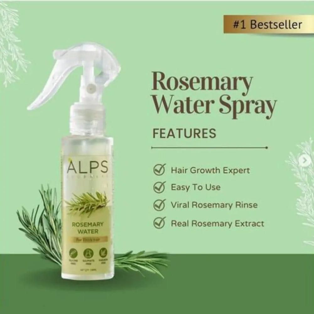 Alps Rosemary Water, Hair Spray For Regrowth super saver pack of 3